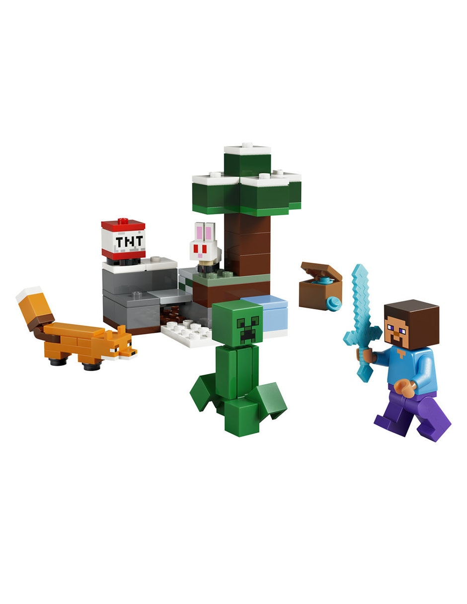 Set de Construcción Minecraft La Granja de Gallinas 21583 3