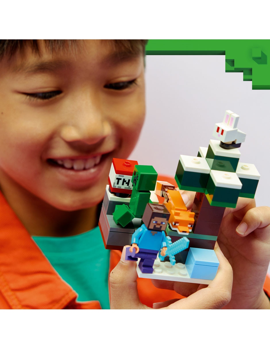 Set de Construcción Minecraft La Granja de Gallinas 21583 6