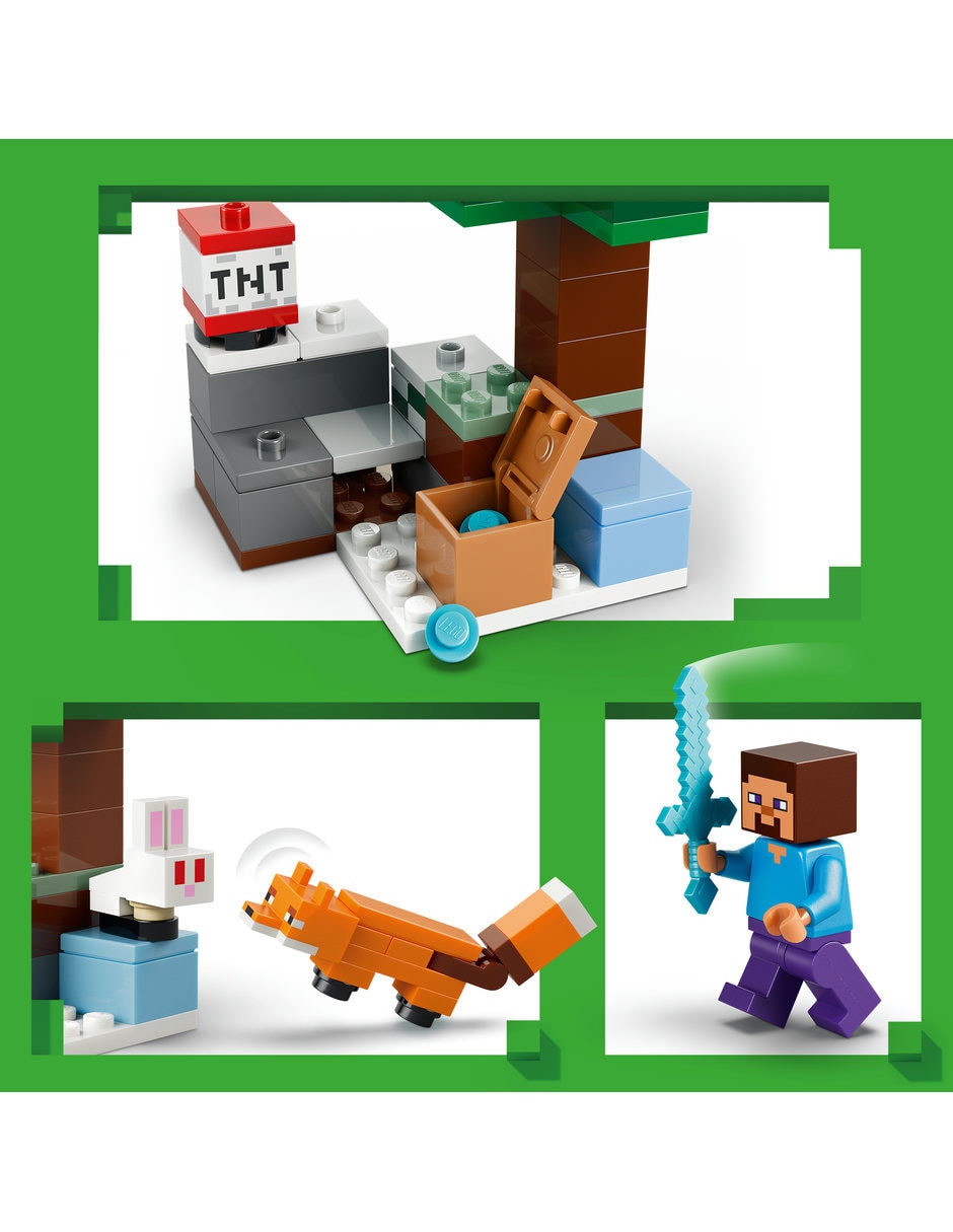 Set de Construcción Minecraft La Granja de Gallinas 21583 9