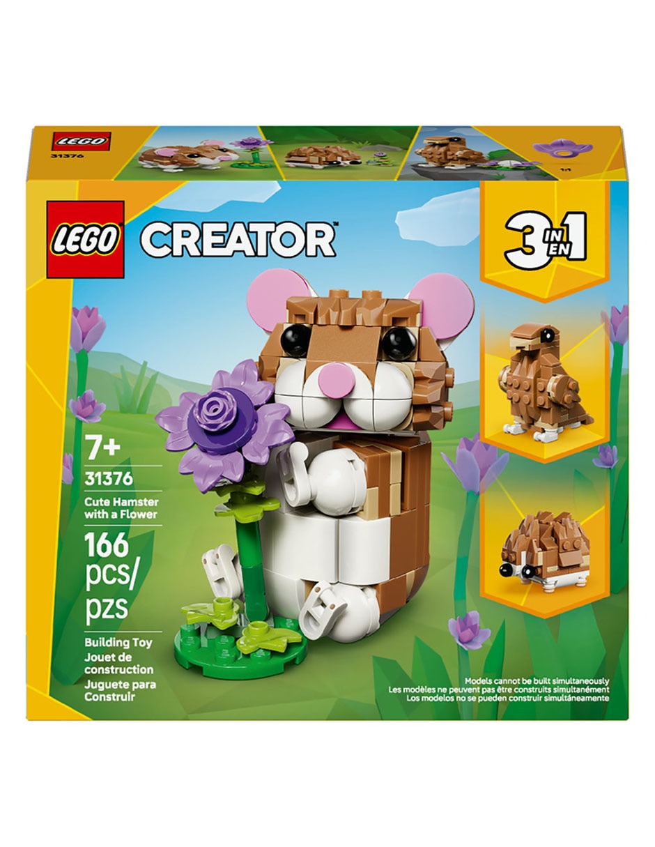 Creator Lindo Hámster con Flor 31376 3