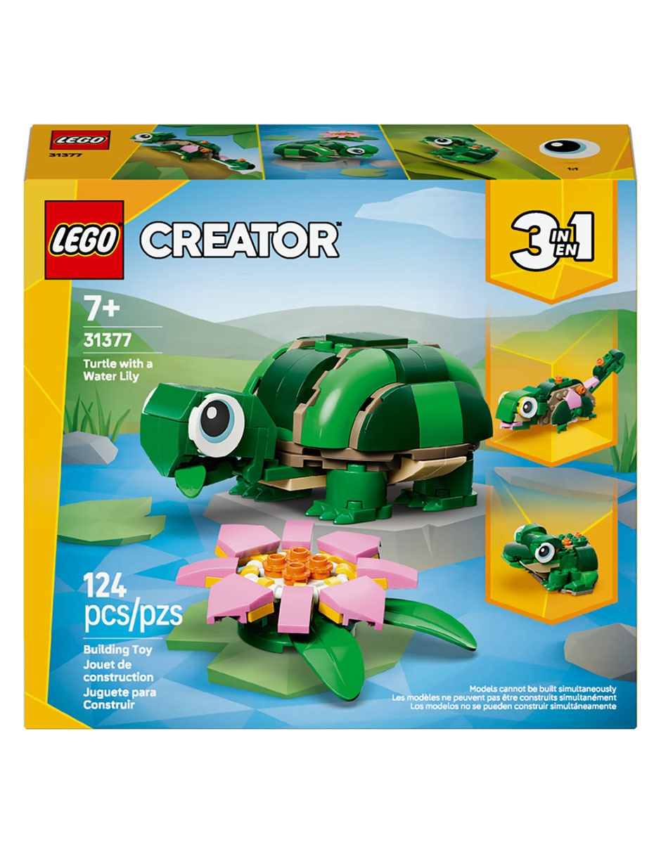 Creator Tortuga con Flor de Nenúfar 31377 3
