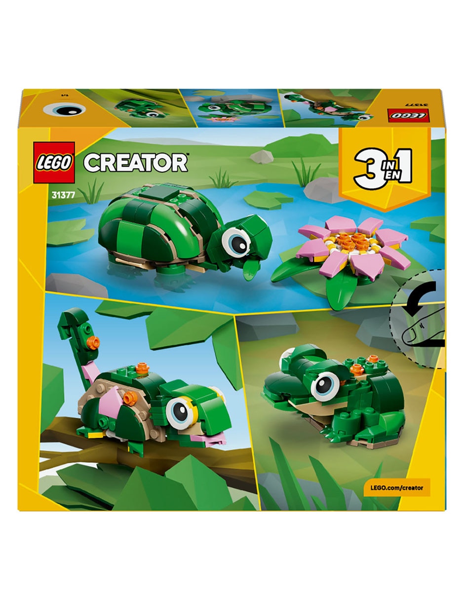 Creator Tortuga con Flor de Nenúfar 31377 4