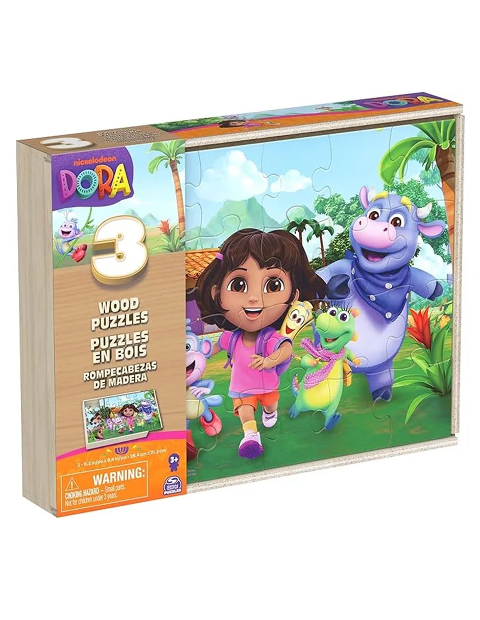Set rompecabezas Dora la exploradora 3 piezas 3