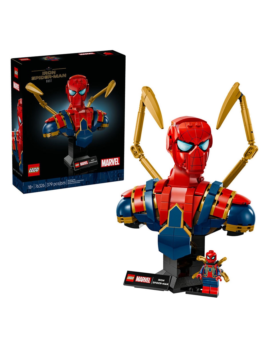 Super Héroes Busto de Iron SpiderMan 76326 Marvel