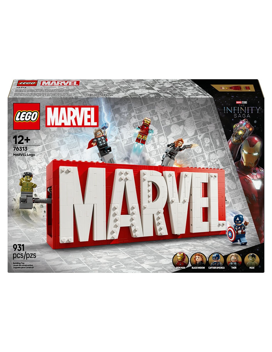 Infinity Saga Logotipo MARVEL y Minifiguras 76313 4