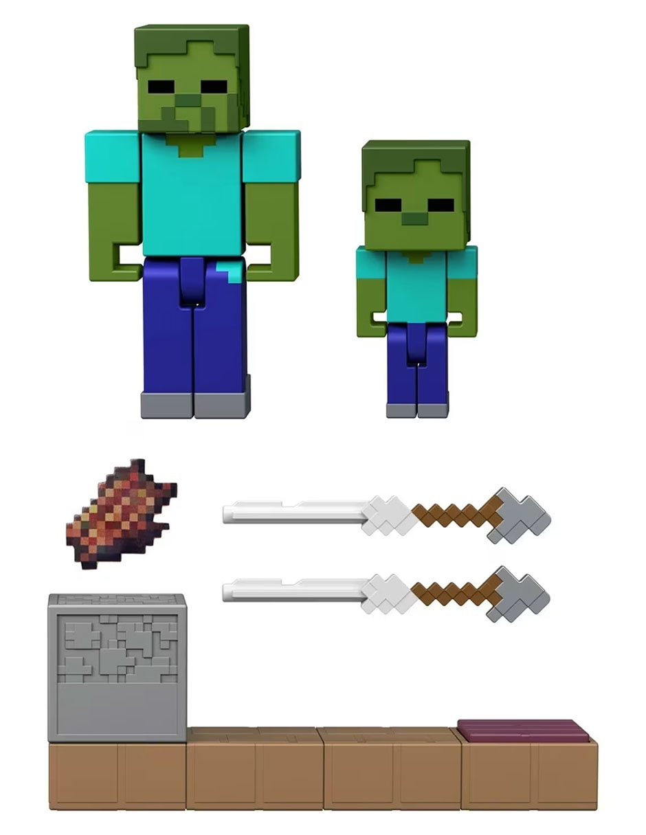 Set figuras acción articuladas Zombie