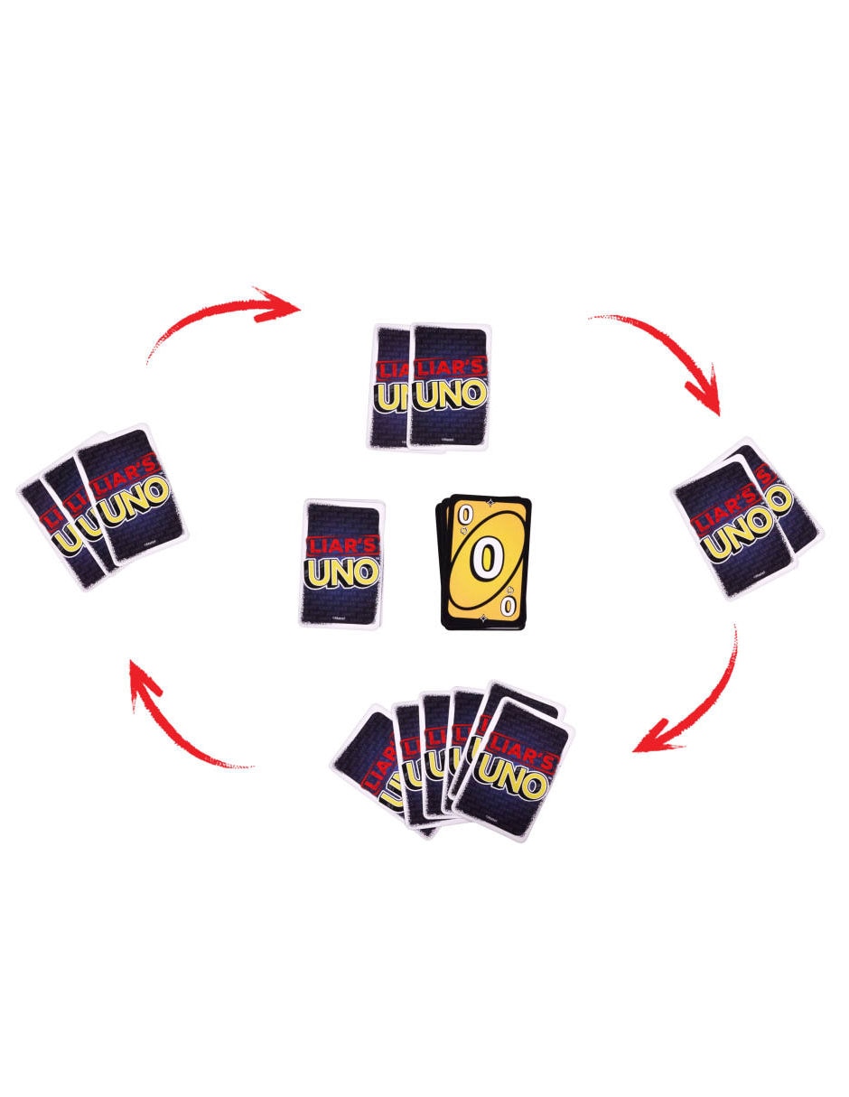 Uno Liar's juego de mesa 6