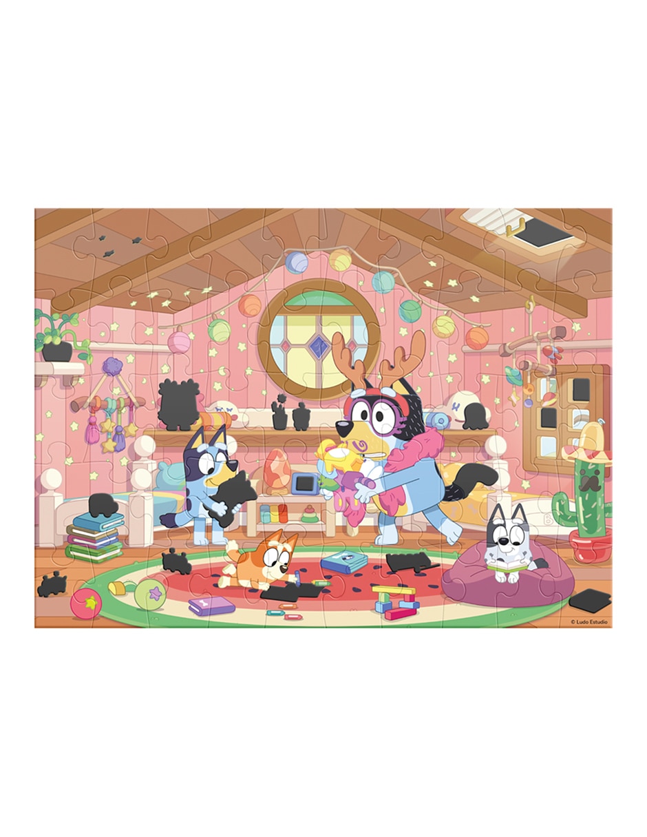 Rompecabezas infantil Frota y descubre Bluey 50 piezas 5