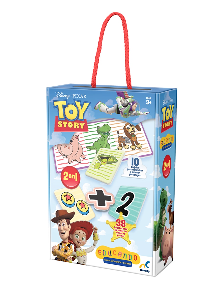 Juego de mesa preescolar educando: suma, memoriza y ordena Toy Story Preescolar 3