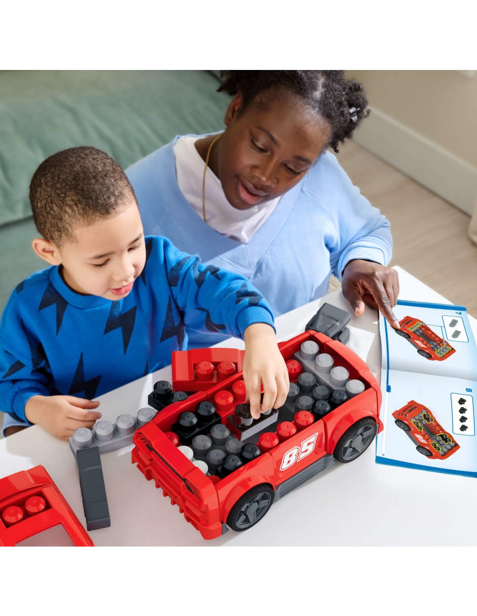 Juguete armable Set de construcción Build & Go Race Car JKG35 5