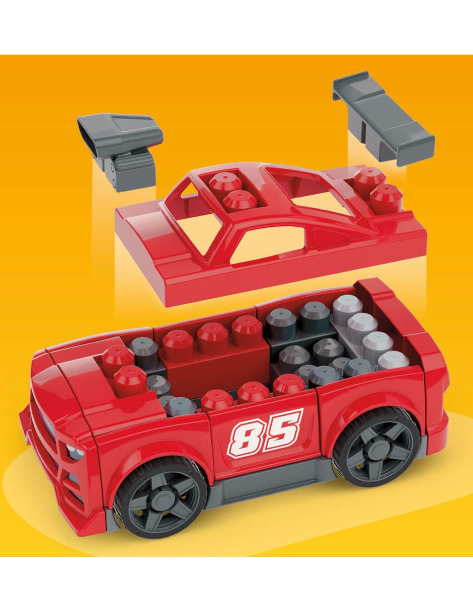 Juguete armable Set de construcción Build & Go Race Car JKG35 6