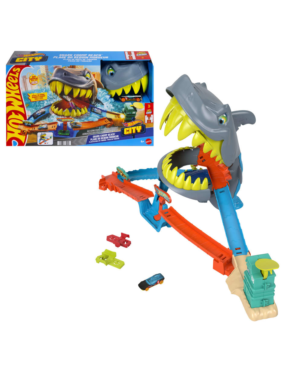 Pista armable Tiburón Hot Wheels: City 2