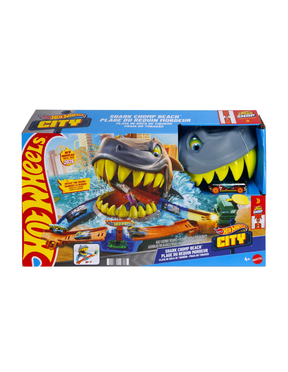 Pista armable Tiburón Hot Wheels: City 6