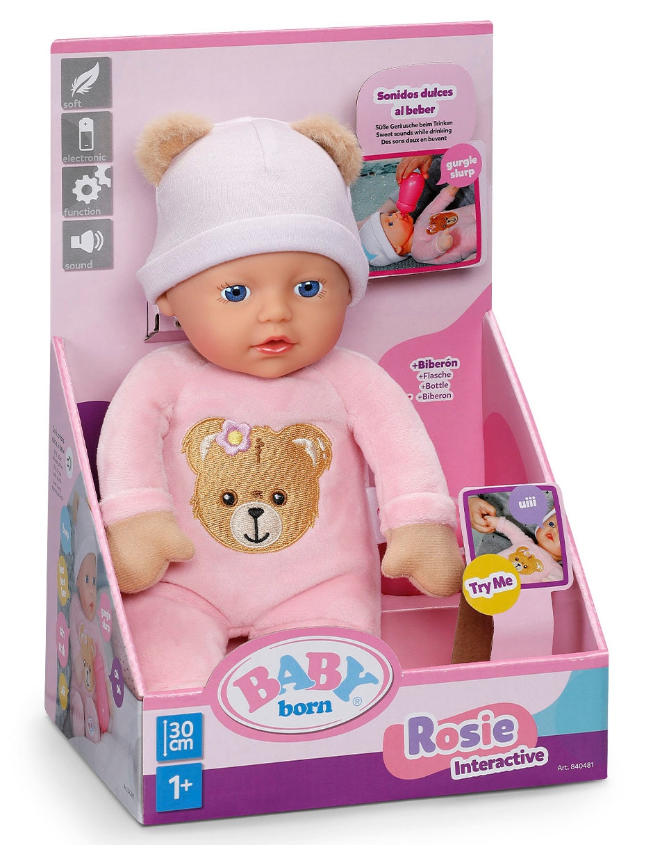Bebé juguete Baby Born Interactive Rosie 4