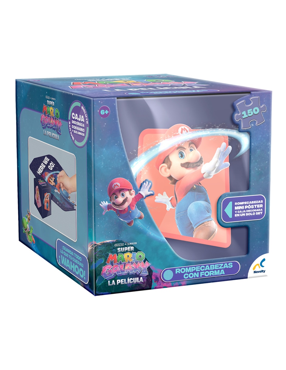Rompecabezas infantil mario bros alcancía 150 piezas