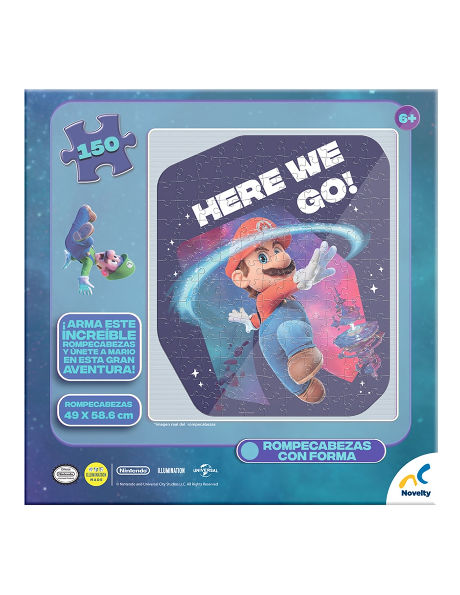 Rompecabezas infantil mario bros alcancía 150 piezas 8