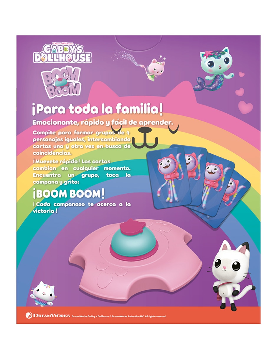 Juego de Mesa Boom Boom Gabby’s Doll House 5