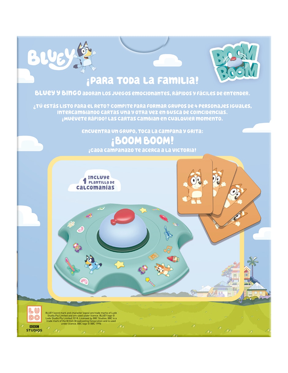 Juego de mesa Boom Boom Bluey 5