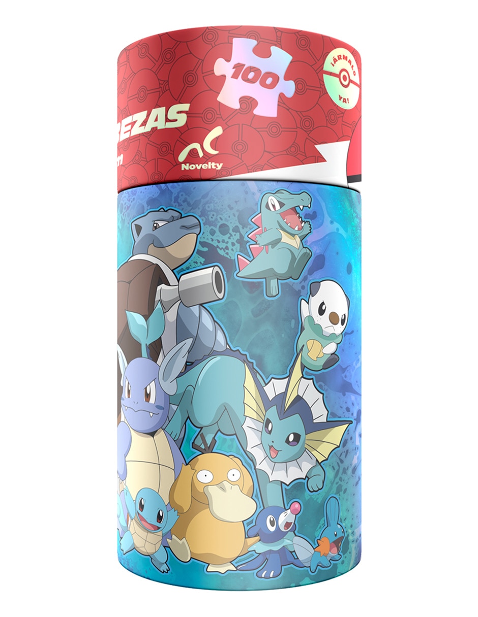 Rompecabezas cilindro pokémon de agua 100 piezas 7