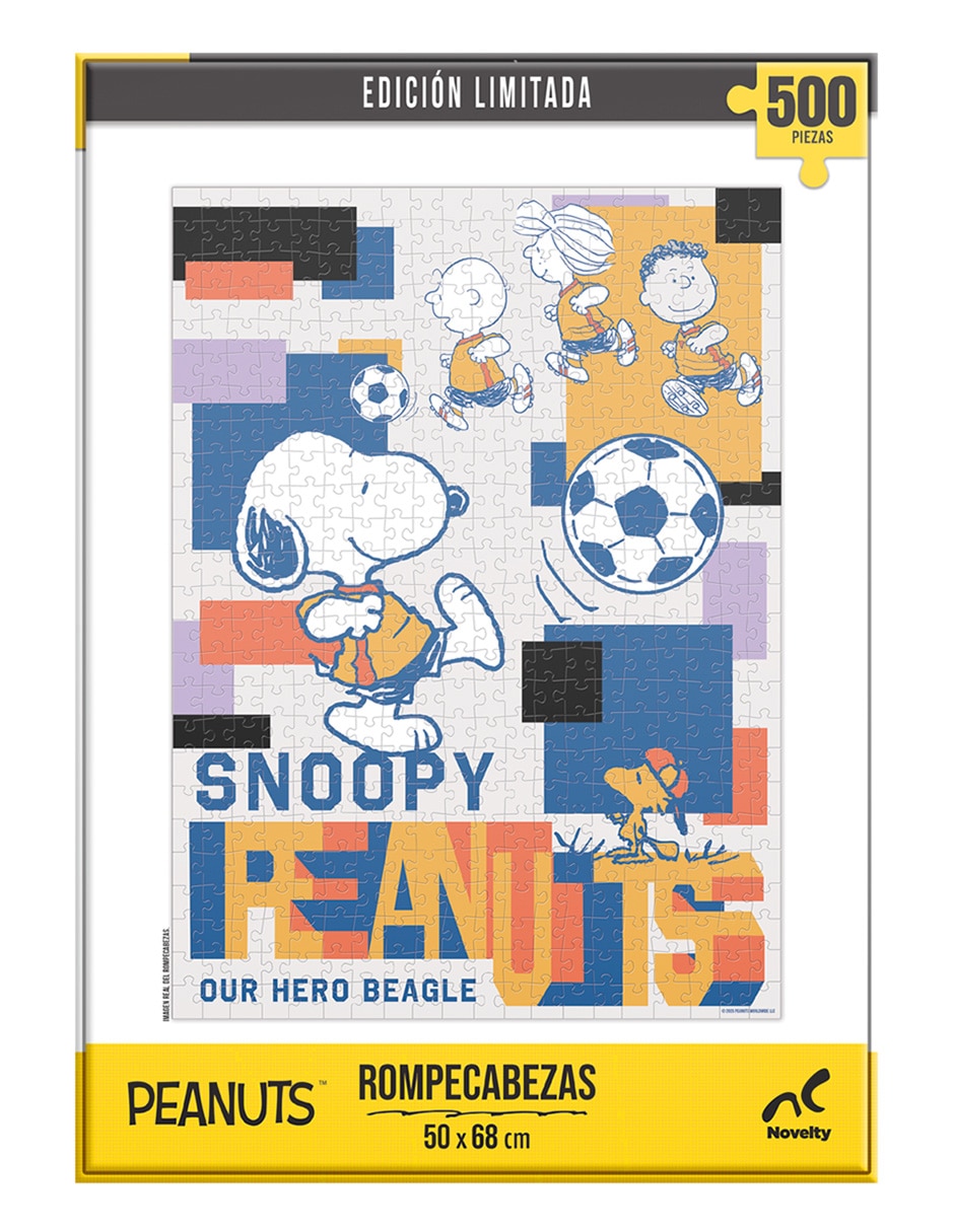 Rompecabezas peanuts fútbol edición limitada 500 piezas 9